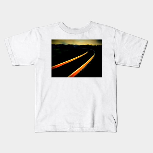 Destination Unknown Kids T-Shirt by bgaynor